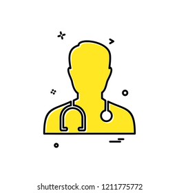 Avatar male icon design vector