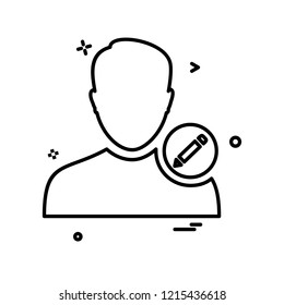 Avatar male icon design vector