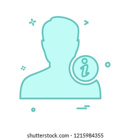 Avatar male icon design vector