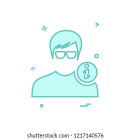 Avatar male icon design vector