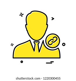 Avatar male icon design vector
