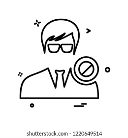 Avatar male icon design vector