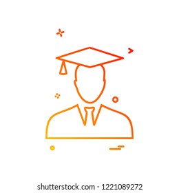 Avatar male icon design vector