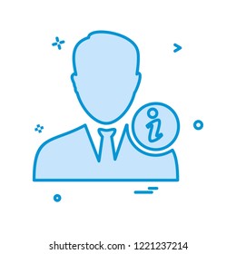 Avatar male icon design vector