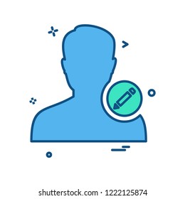 Avatar male icon design vector
