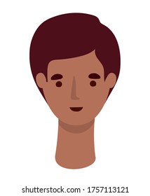 Avatar man Cartoon Design, Boy männliche Person Menschen menschliche soziale Medien und Porträt Thema Vektorgrafik