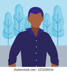 Avatar man design