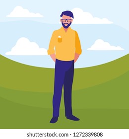 Avatar man design
