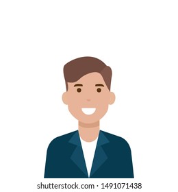 Avatar of a man design, Boy male person human and attractive theme Vector illustration