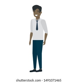 Avatar of a man design, Boy male person human and attractive theme Vector illustration