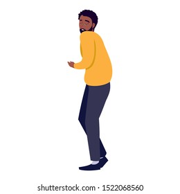 Avatar of a man design, Boy male person people human social media and portrait theme Vector illustration