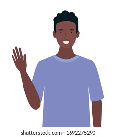 Avatar man design, Boy male person people human social media and portrait theme Vector illustration
