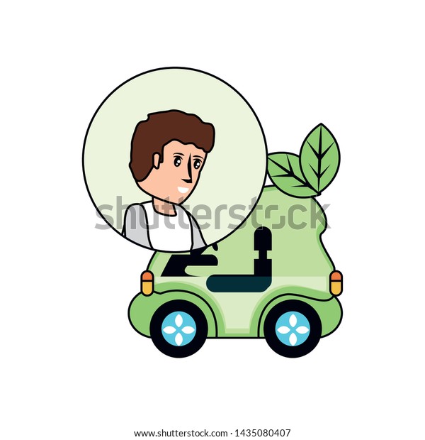 Avatar man and eco car\
design