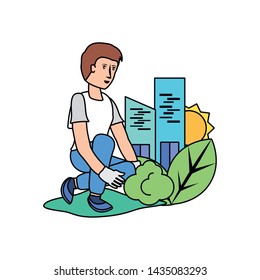 Avatar man and eco city design
