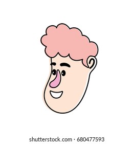 avatar man face with hairstyle design