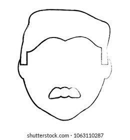 avatar man face icon