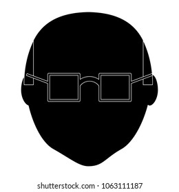 avatar man face icon