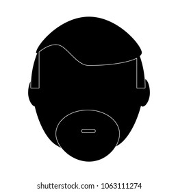 avatar man face icon