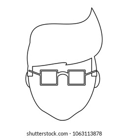 avatar man face icon