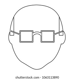 avatar man face icon