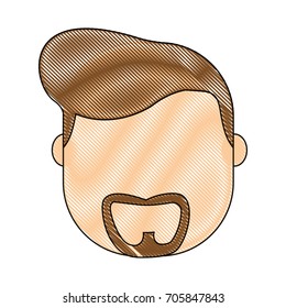 avatar man face icon