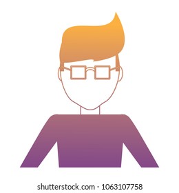 avatar man with glasses