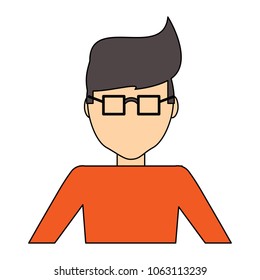avatar man with glasses