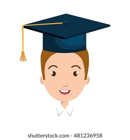 avatar man with graduation cap