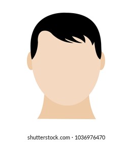 avatar man head with default face and hairstyle