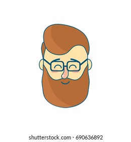 avatar man head with hairstyle design