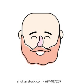 avatar man head with hairstyle design