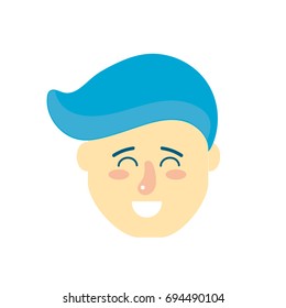 avatar man head with hairstyle design