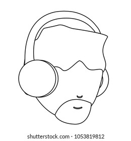 avatar man head icon