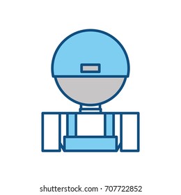 avatar man with helmet icon