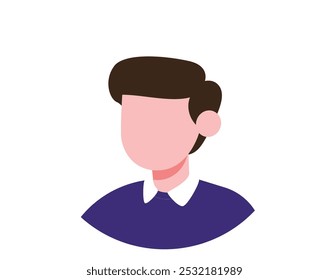 Avatar Man icons Vector illustrator, fully editable file.
