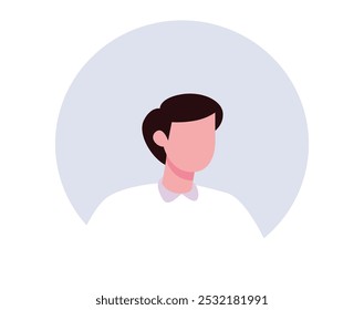 Ícones do Avatar Man Ilustrador de vetor, arquivo totalmente editável.