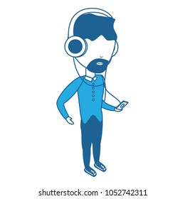 avatar man listening music 