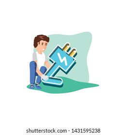Avatar man and plug design