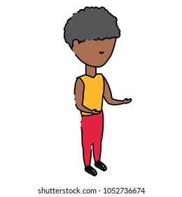 avatar man standing design