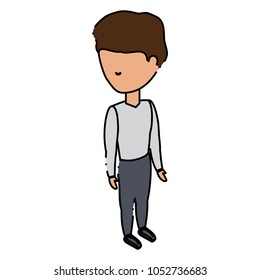 avatar man standing design