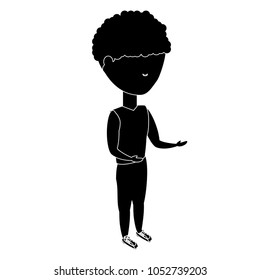 avatar man standing design