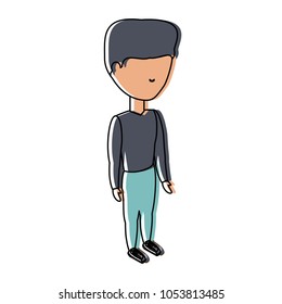 avatar man standing design