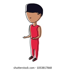 avatar man standing design