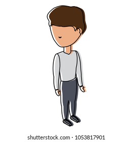 avatar man standing design