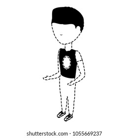avatar man standing design