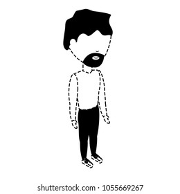 avatar man standing design