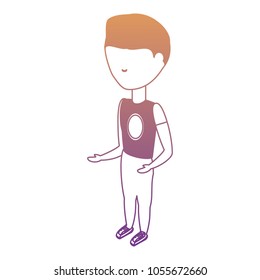 avatar man standing design