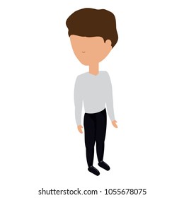 avatar man standing design
