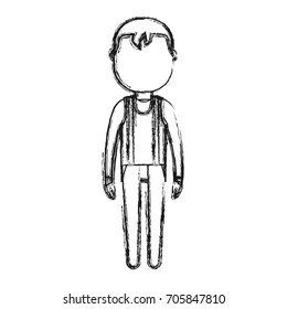avatar man standing icon