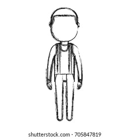 avatar man standing icon